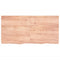 vidaXL Wall Shelf Light Brown 120x60x(2-6) cm Treated Solid Wood Oak