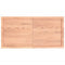 vidaXL Wall Shelf Light Brown 120x60x(2-6) cm Treated Solid Wood Oak