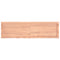 vidaXL Wall Shelf Light Brown 140x40x(2-6) cm Treated Solid Wood Oak