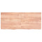 vidaXL Wall Shelf Light Brown 140x60x(2-6) cm Treated Solid Wood Oak
