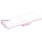 vidaXL Wall Shelf Light Brown 160x60x(2-6) cm Treated Solid Wood Oak