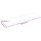 vidaXL Wall Shelf Light Brown 180x50x(2-4) cm Treated Solid Wood Oak