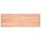 vidaXL Wall Shelf Light Brown 180x60x(2-4) cm Treated Solid Wood Oak