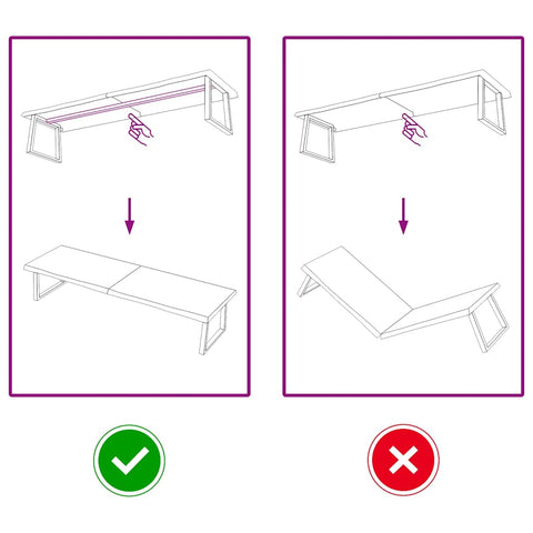 vidaXL Wall Shelf Light Brown 200x50x(2-4) cm Treated Solid Wood Oak