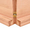 vidaXL Wall Shelf Light Brown 200x50x(2-6) cm Treated Solid Wood Oak