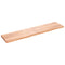 vidaXL Wall Shelf Light Brown 220x50x(2-6) cm Treated Solid Wood Oak