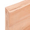 vidaXL Wall Shelf Light Brown 220x50x(2-6) cm Treated Solid Wood Oak