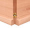 vidaXL Wall Shelf Light Brown 220x60x(2-4) cm Treated Solid Wood Oak