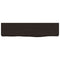 vidaXL Wall Shelf Dark Brown 40x10x4 cm Treated Solid Wood Oak