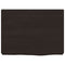 vidaXL Wall Shelf Dark Brown 40x30x(2-4) cm Treated Solid Wood Oak