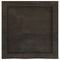 vidaXL Wall Shelf Dark Brown 40x40x(2-4) cm Treated Solid Wood Oak