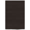 vidaXL Wall Shelf Dark Brown 40x60x2 cm Treated Solid Wood Oak
