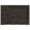 vidaXL Wall Shelf Dark Brown 60x40x(2-4) cm Treated Solid Wood Oak