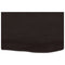 vidaXL Wall Shelf Dark Brown 60x40x(2-6) cm Treated Solid Wood Oak