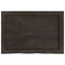 vidaXL Wall Shelf Dark Brown 60x40x(2-6) cm Treated Solid Wood Oak