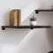 vidaXL Wall Shelf Dark Brown 60x50x(2-4) cm Treated Solid Wood Oak