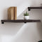 vidaXL Wall Shelf Dark Brown 60x50x(2-6) cm Treated Solid Wood Oak