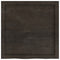 vidaXL Wall Shelf Dark Brown 60x60x(2-6) cm Treated Solid Wood Oak