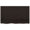 vidaXL Wall Shelf Dark Brown 80x50x2 cm Treated Solid Wood Oak