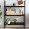 vidaXL Wall Shelf Dark Brown 80x50x(2-6) cm Treated Solid Wood Oak