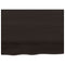 vidaXL Wall Shelf Dark Brown 80x60x(2-6) cm Treated Solid Wood Oak
