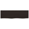 vidaXL Wall Shelf Dark Brown 100x30x2 cm Treated Solid Wood Oak