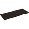 vidaXL Wall Shelf Dark Brown 100x40x(2-4) cm Treated Solid Wood Oak