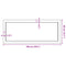 vidaXL Wall Shelf Dark Brown 100x40x(2-4) cm Treated Solid Wood Oak