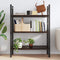 vidaXL Wall Shelf Dark Brown 100x50x(2-4) cm Treated Solid Wood Oak