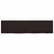 vidaXL Wall Shelf Dark Brown 120x30x(2-4) cm Treated Solid Wood Oak