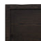 vidaXL Wall Shelf Dark Brown 120x30x(2-4) cm Treated Solid Wood Oak