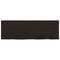 vidaXL Wall Shelf Dark Brown 120x40x(2-4) cm Treated Solid Wood Oak