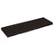 vidaXL Wall Shelf Dark Brown 120x40x(2-6) cm Treated Solid Wood Oak