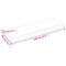 vidaXL Wall Shelf Dark Brown 120x40x(2-6) cm Treated Solid Wood Oak