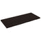 vidaXL Wall Shelf Dark Brown 140x60x(2-4) cm Treated Solid Wood Oak