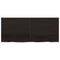 vidaXL Wall Shelf Dark Brown 140x60x(2-4) cm Treated Solid Wood Oak