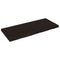 vidaXL Wall Shelf Dark Brown 140x60x(2-6) cm Treated Solid Wood Oak