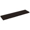 vidaXL Wall Shelf Dark Brown 160x40x(2-6) cm Treated Solid Wood Oak
