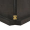 vidaXL Wall Shelf Dark Brown 160x40x(2-6) cm Treated Solid Wood Oak