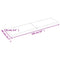 vidaXL Wall Shelf Dark Brown 160x40x(2-6) cm Treated Solid Wood Oak