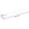 vidaXL Wall Shelf Dark Brown 180x40x(2-6) cm Treated Solid Wood Oak