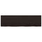 vidaXL Wall Shelf Dark Brown 180x50x(2-4) cm Treated Solid Wood Oak