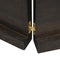 vidaXL Wall Shelf Dark Brown 180x50x(2-4) cm Treated Solid Wood Oak