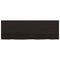 vidaXL Wall Shelf Dark Brown 180x60x(2-4) cm Treated Solid Wood Oak