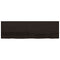 vidaXL Wall Shelf Dark Brown 200x60x(2-4) cm Treated Solid Wood Oak
