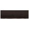 vidaXL Wall Shelf Dark Brown 200x60x(2-6) cm Treated Solid Wood Oak