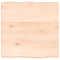 vidaXL Table Top 40x40x(2-4) cm Untreated Solid Wood Live Edge