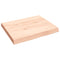 vidaXL Table Top 60x50x(2-6) cm Untreated Solid Wood Live Edge