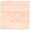 vidaXL Table Top 60x60x(2-4) cm Untreated Solid Wood Live Edge