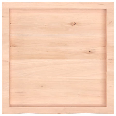 vidaXL Table Top 60x60x(2-4) cm Untreated Solid Wood Live Edge
